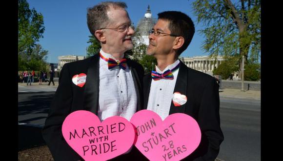 Apoyo al matrimonio homosexual en EE.UU. en su nivel más alto
