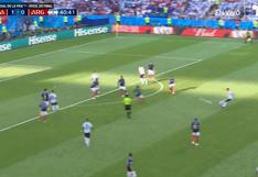Argentina vs. Francia: el gol de Ángel Di María desde fuera del área