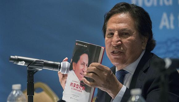 El ex presidente Alejandro Toledo durante una de sus presentaciones en la ciudad de Nueva York. (Foto: AP)