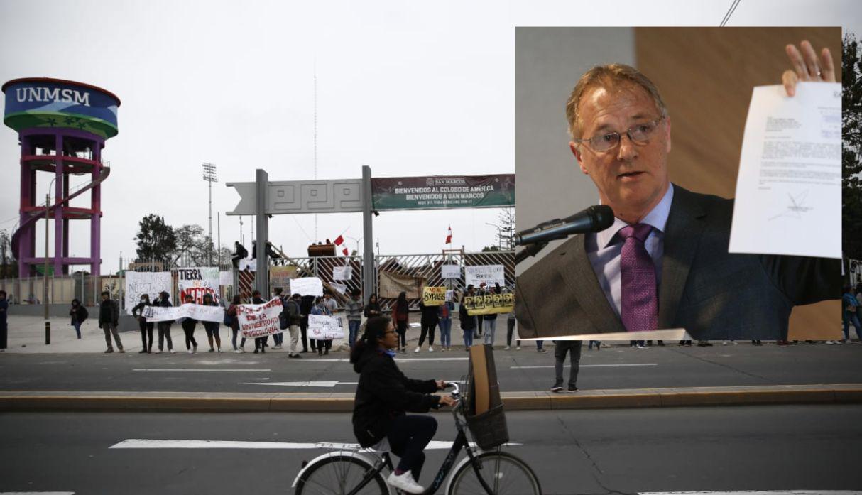 Alcalde de Lima, Jorge Muñoz, se pronunció respecto a la construcción de un ‘by-pass’ entre las avenidas Universitaria y Venezuela. (El Comercio)