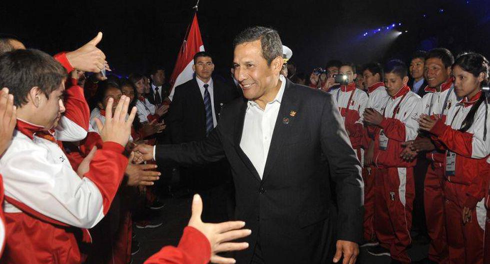 Humala prometi&oacute; m&aacute;s apoyo a los deportistas nacionales. (Foto: Cortes&iacute;a/USI)