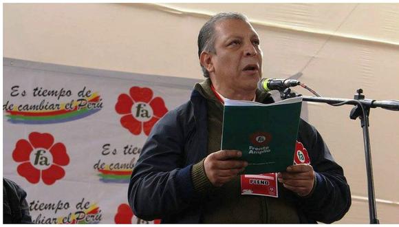 El excongresista Marco Arana, quien dirige la Comisión Política de Frente Amplio, participó en las rondas de diálogo con Juntos por el Perú. (Foto referencial).