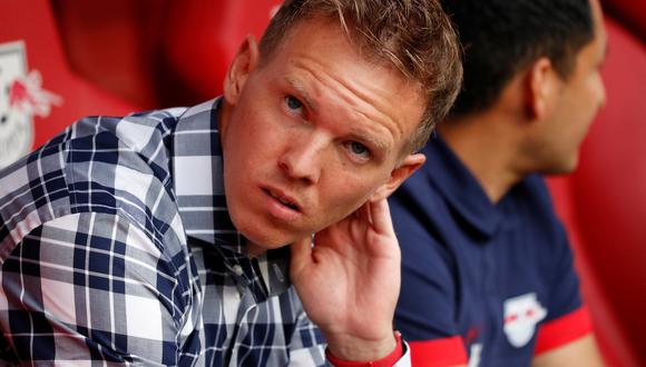 Soccer Football - Bundesliga - RB Leipzig v Bayern Munich - Red Bull Arena, Leipzig, Germany - September 14, 2019  RB Leipzig coach Julian Nagelsmann before the match    REUTERS/Fabrizio Bensch  DFL regulations prohibit any use of photographs as image sequences and/or quasi-video