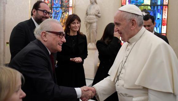 Martin Scorsese tuvo encuentro con el papa Francisco en Roma