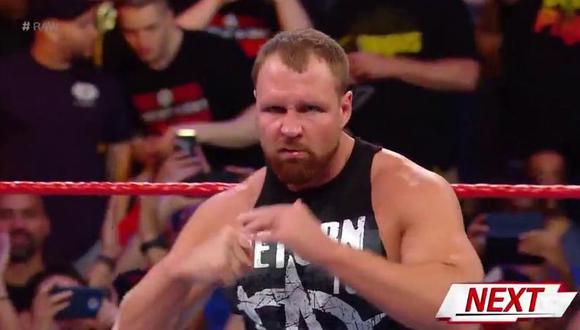 WWE RAW: Dean Ambrose regresó más lunático que nunca y venció a Dolph Ziggler. (Foto: Captura wwe)