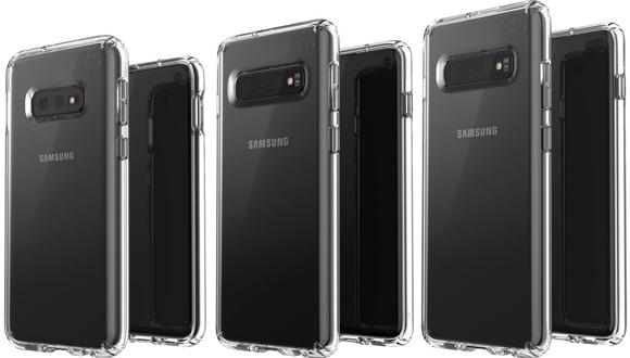 Así serían los nuevos modelos de la serie Galaxy S10. (Foto: Evan Blass)