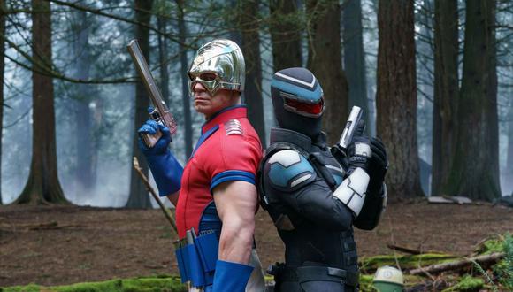 Peacemaker (John Cena) y Vigilante (Freddie Stroma) en la serie "Peacemaker". (Foto: HBO Max)