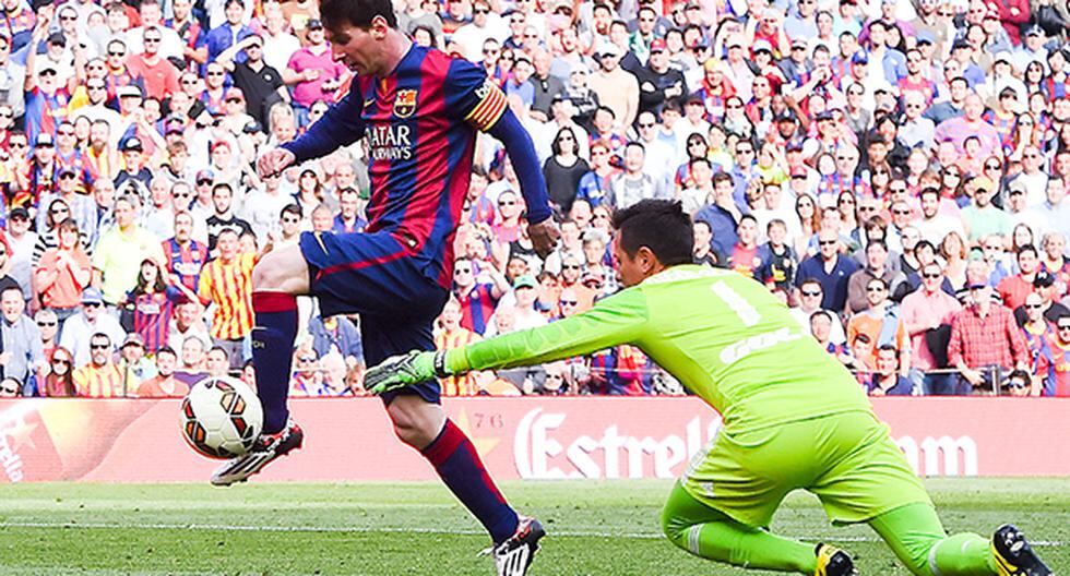 Messi marcó ante Valencia su gol 400 con los azulgranas (Foto: Getty Images)