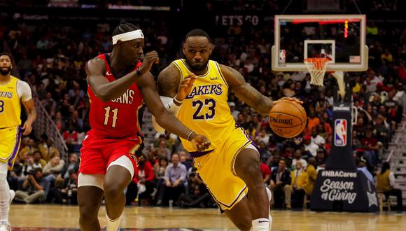 LeBron James lideró la remontada en su visita a los Pelicans | Foto: Reuters