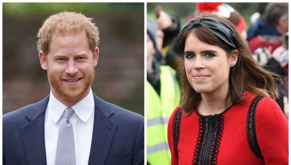 Enrique de Sussex y Eugenia de York. (Foto: AFP)