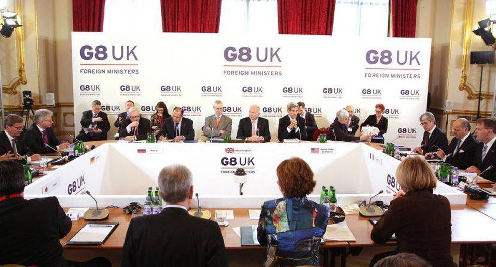 Ministros de Relaciones Exteriores del G8 se reunieron en Londres. (Foto: flickr.com//foreignoffice)