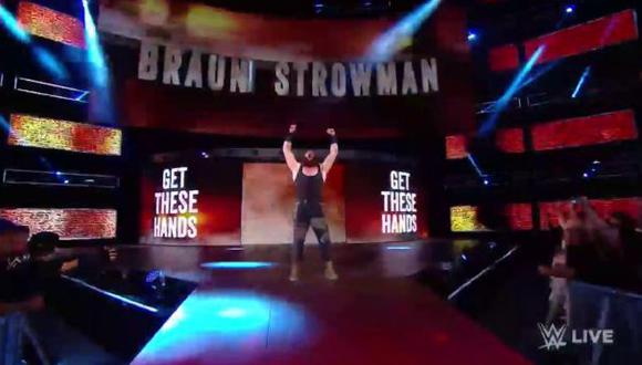 Braun Strowman destrozó a Roman Reigns en la lucha estelar de Raw | Foto: Twitter WWE