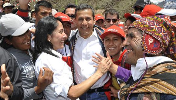 Humala sobre sondeo: "Es reconocimiento al trabajo de Nadine"