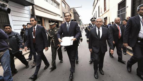 Vizcarra dijo esta semana que su gobierno utilizará “todos los mecanismos” para cumplir las reformas. Los proyectos fueron presentados a inicios de agosto. (Foto: Anthony Niño de Guzmán/El Comercio)