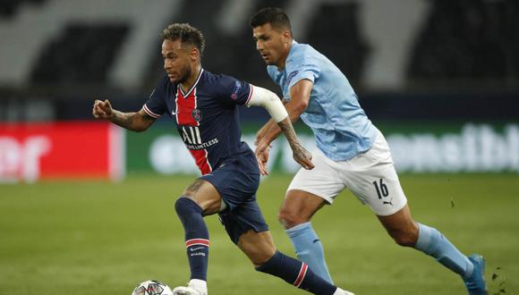 Manchester City vs. PSG se miden en la vuelta de semifinales de la Champions League. (Foto: EFE)