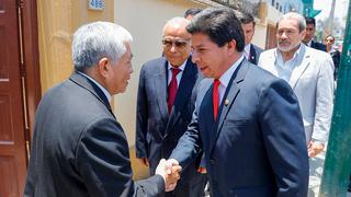 Presidente Castillo y miembros del Gabinete Ministerial se reunieron con la Conferencia Episcopal