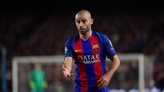 Barcelona: Javier Mascherano estará seis semanas de baja por lesión de rodilla