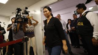 Keiko Fujimori: hoy presentarán apelación contra prisión preventiva