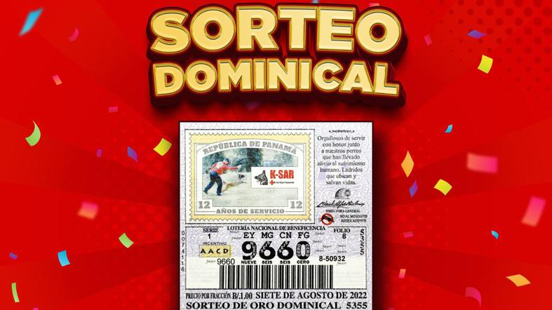 Lotería Nacional de Panamá: resultados del sorteo dominical del domingo 7 de agosto 