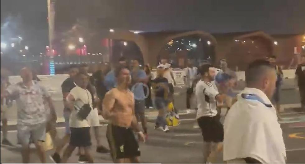 Pitched battle in Qatar: Argentine and Mexican fans fight back | VIDEO