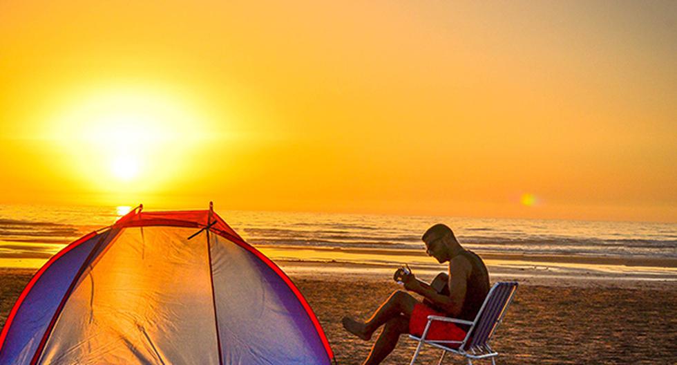 Consejos si piensas acampar en la playa. (Foto: Pixabay)