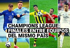 Manchester City vs. Chelsea: Repasa todas las finales de Champions League entre equipos del mismo país