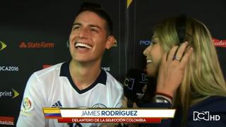 James Rodríguez: mira la broma que le hizo a reportera [VIDEO]