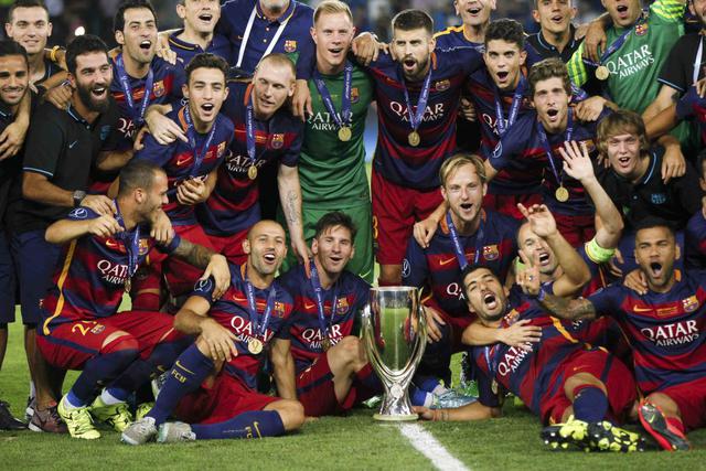 Barcelona: el júbilo azulgrana tras ganar Supercopa de Europa - 9
