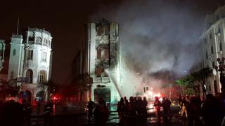 Plaza San Martín: edificio incendiado sería demolido