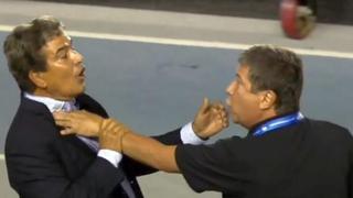 Jorge Luis Pinto: el último incidente del técnico en un partido de fútbol