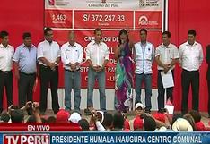 Ley Pulpín: Agradecen a Ollanta Humala derogación en acto público