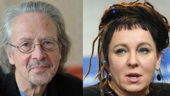 Handke y Tokarczuk, ambos europeos, se han hecho con el máximo galardón literario. (AFP)