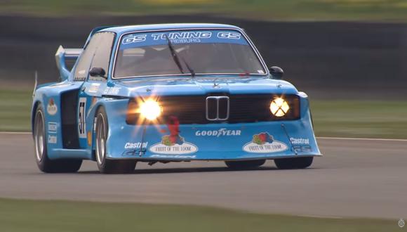 Lo que más sorprende del BMW 320 Turbo, además de su apariencia, es el potente sonido racing. (Fotos: YouTube).