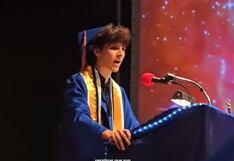 El emotivo discurso de un graduado de Texas pocas horas después de la muerte de su padre