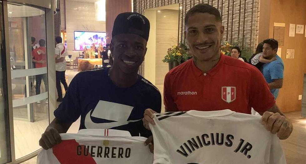 Vinicius Junior dedicó mensaje a Paolo Guerrero en redes sociales. (Foto: @viniciusjr)