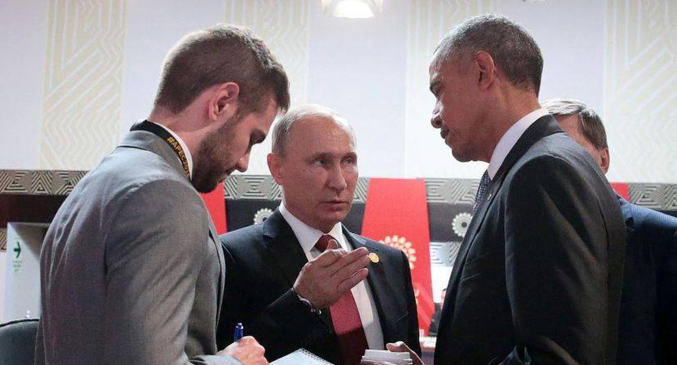 Vladimir Putin y Barack Obama coincidieron en la cumbre de APEC celebrada en Lima (EFE)  