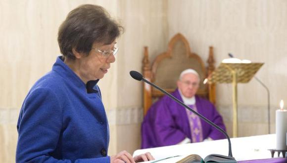Francesca Di Giovanni es la mujer con el más alto cargo administrativo en la Secretaría de Estado del Vaticano. Foto: GETTY IMAGES, vía BBC Mundo