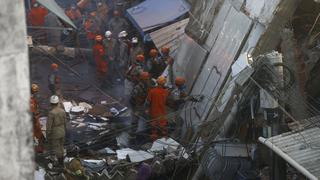 Brasil: desplome de un edificio de Río de Janeiro deja dos muertos y cuatro heridos | FOTOS