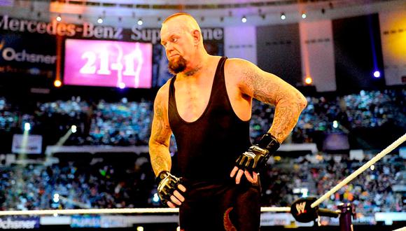 The Undertaker perdió su racha en WrestleMania frente a Brock Lesnar | Foto: WWE