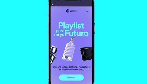 Spotify: el paso a paso para crear la ‘Playlist para mi yo futuro’. (Foto: Spotify)