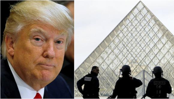 Trump alerta a EE.UU. tras ataque al Museo del Louvre