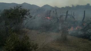 Reportan incendio en comunidad aledaña a bosque de Chaparrí [VIDEO]
