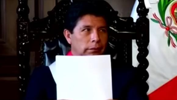 Salió a la luz pública video de Pedro Castillo antes del golpe de Estado. (Captura Panamericana)
