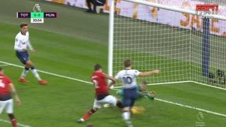 Manchester United vs. Tottenham EN VIVO: el off side de Harry Kane que evitó el 1-0 de los spurs | VIDEO