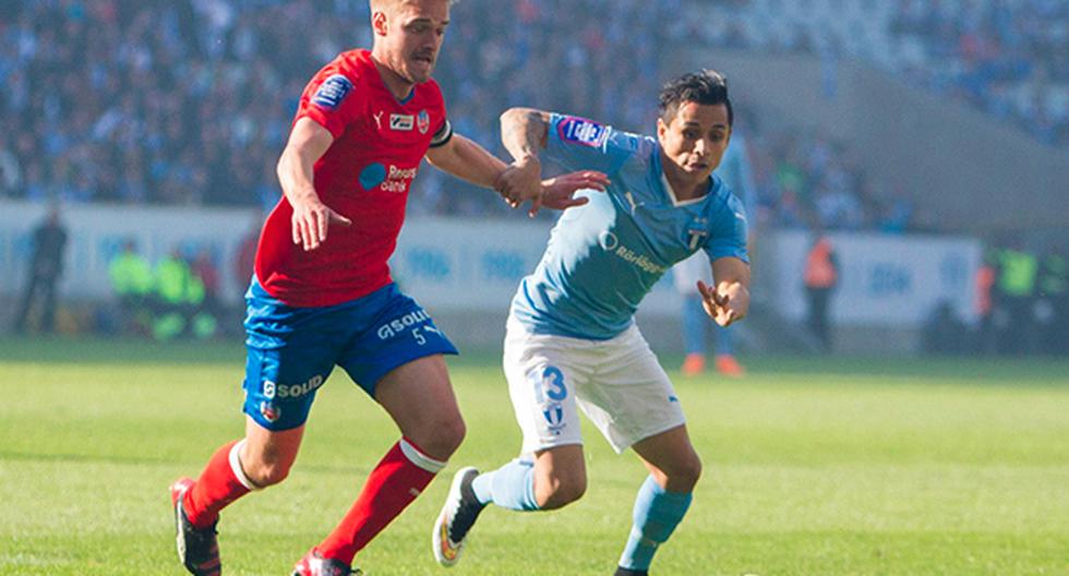 Yotún suma juego en Suecia y ayuda a la Selección (Foto: Facebook Malmö FF)