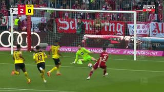 De huacha: Lewandowski resuelve dentro del área para el 2-0 del Bayern Múnich vs. Borussia Dortmund | VIDEO