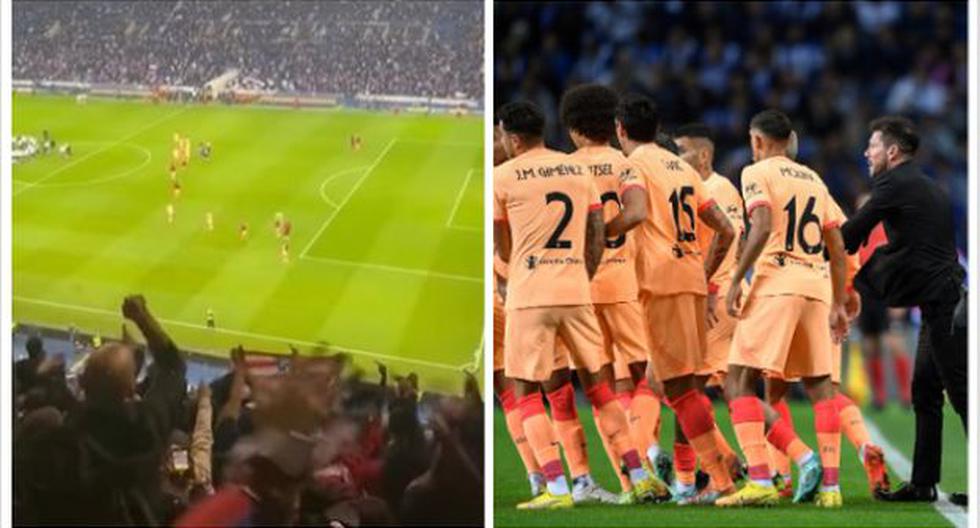 The chant from Atlético de Madrid fans to the players: “They don’t deserve this shirt” |  VIDEO