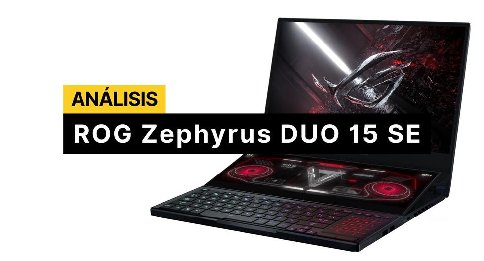 La ROG Zephyrus DUO 15 SE es una de las máquinas 'gamers' más potentes del mercado y con un diseño bastante llamativo. (El Comercio)