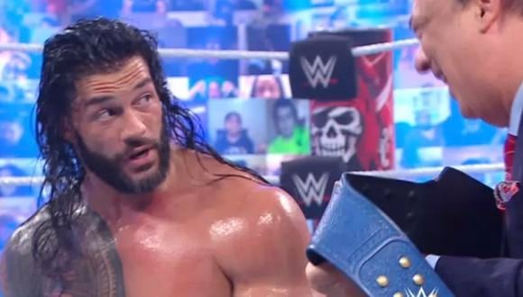 Roman Reigns retuvo el Título Universal de la WWE tras derrotar a Cesaro en Wrestlemania Backlash