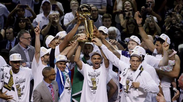 NBA: así celebraron los Spurs su quinto título en la historia - 1